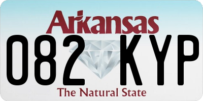 AR license plate 082KYP