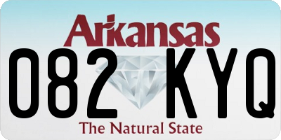 AR license plate 082KYQ