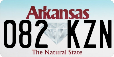 AR license plate 082KZN