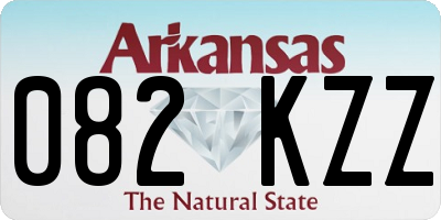 AR license plate 082KZZ