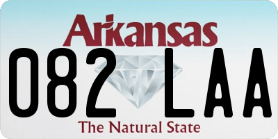 AR license plate 082LAA