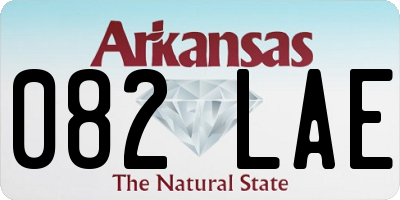 AR license plate 082LAE