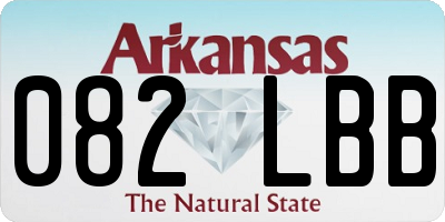 AR license plate 082LBB