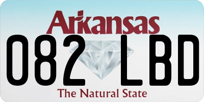 AR license plate 082LBD