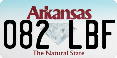 AR license plate 082LBF