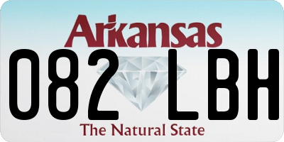 AR license plate 082LBH