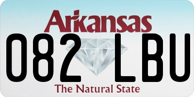 AR license plate 082LBU