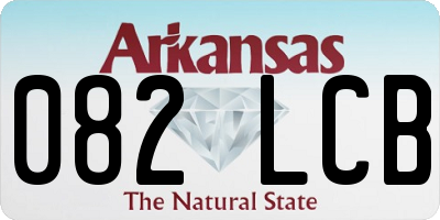 AR license plate 082LCB
