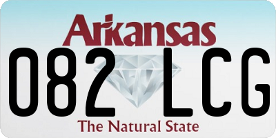 AR license plate 082LCG