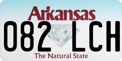 AR license plate 082LCH