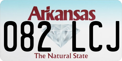 AR license plate 082LCJ