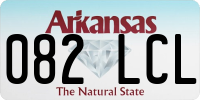 AR license plate 082LCL