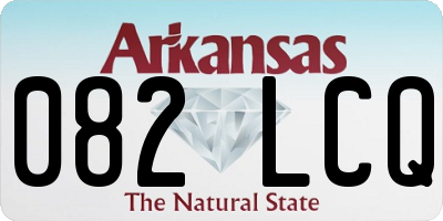 AR license plate 082LCQ