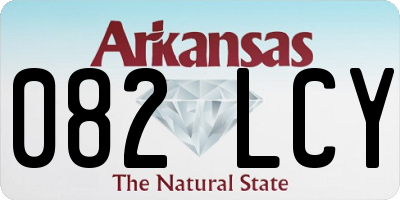 AR license plate 082LCY