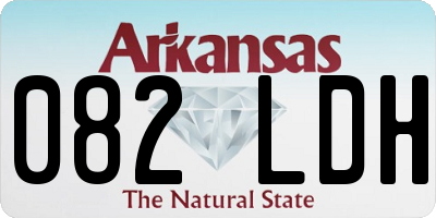 AR license plate 082LDH