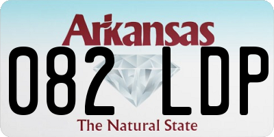AR license plate 082LDP