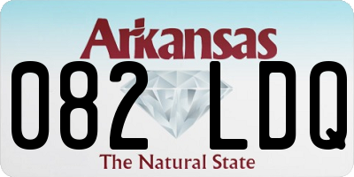 AR license plate 082LDQ