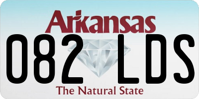 AR license plate 082LDS