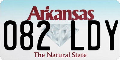 AR license plate 082LDY