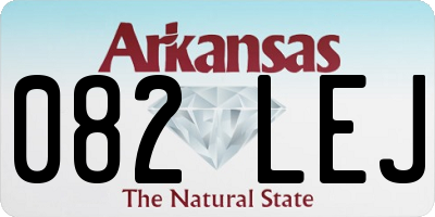 AR license plate 082LEJ