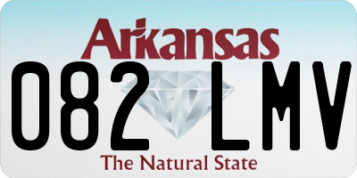 AR license plate 082LMV