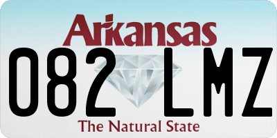 AR license plate 082LMZ