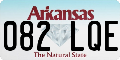 AR license plate 082LQE