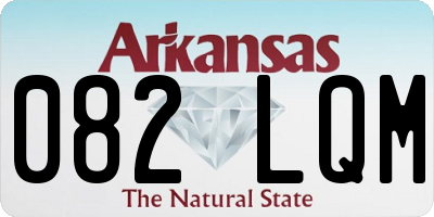AR license plate 082LQM