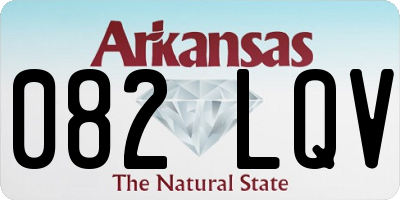 AR license plate 082LQV