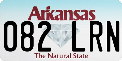 AR license plate 082LRN