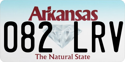 AR license plate 082LRV