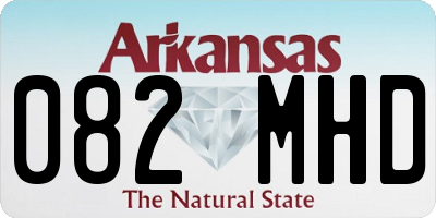 AR license plate 082MHD
