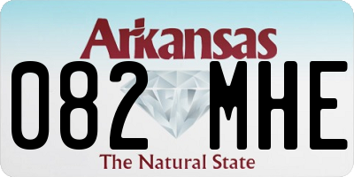 AR license plate 082MHE