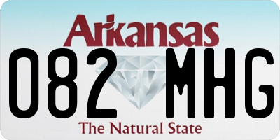 AR license plate 082MHG