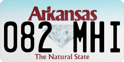 AR license plate 082MHI
