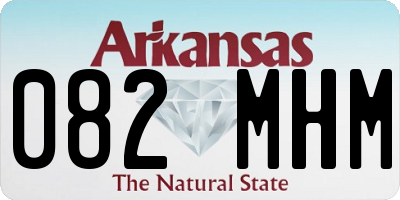 AR license plate 082MHM