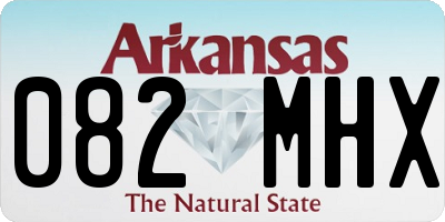 AR license plate 082MHX