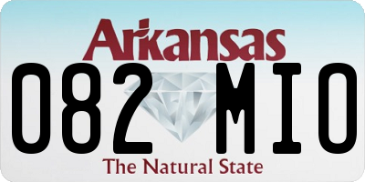 AR license plate 082MIO