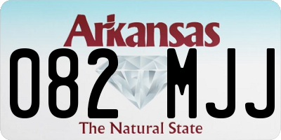 AR license plate 082MJJ