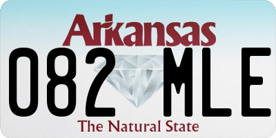 AR license plate 082MLE