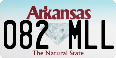 AR license plate 082MLL