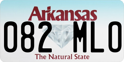 AR license plate 082MLO