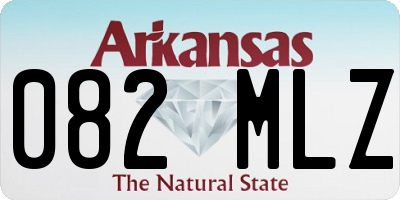 AR license plate 082MLZ