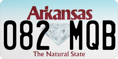 AR license plate 082MQB