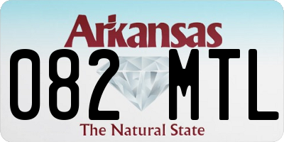 AR license plate 082MTL