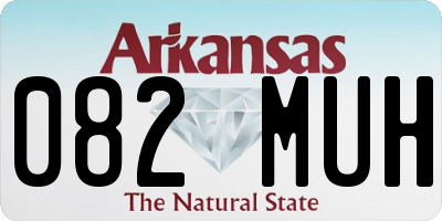 AR license plate 082MUH