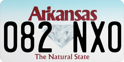 AR license plate 082NXO