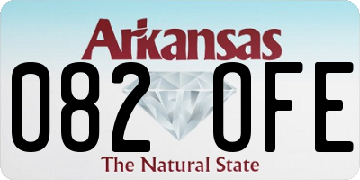 AR license plate 082OFE