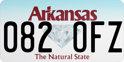 AR license plate 082OFZ