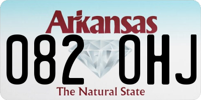 AR license plate 082OHJ